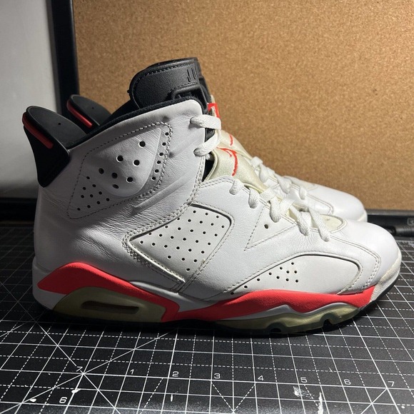 Size 8.5 - Air Jordan 6 Retro \'White Infrared\' 2014 384664-123